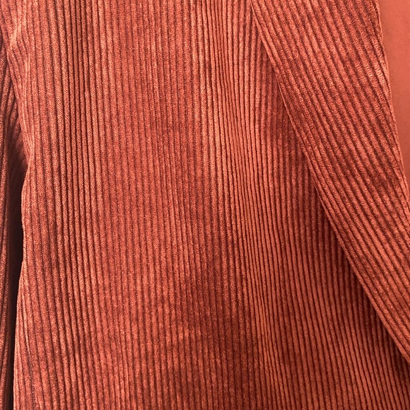 NWT, Abbot Elementary Men’s rust corduroy blazer/jacket.  lined, front pockets - Picture 10 of 12